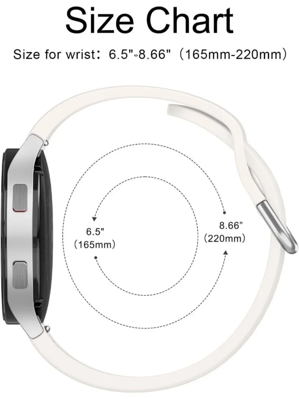 Unisex Starlight Analog Silicone Replacement Strap Samsung Galaxy Classic Watch